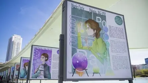 Una imagen de la exhibición 'Ellas tienen la Fórmula'. (ACIEAU)