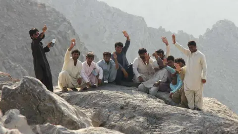 Ambiente en la montaña de Jebel Jais. (EL CORREO)