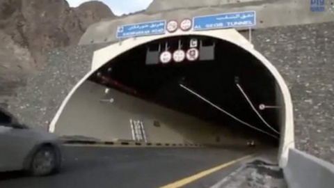 Una imagen de Instagram de la nueva carretera.