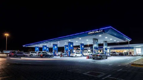 Una gasolinera de ADNOC  en Emiratos Árabes Unidos, (WAM)