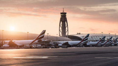 Una imagen del Aeropuerto Internacional de Dubai DXB. (Fuente Externa)