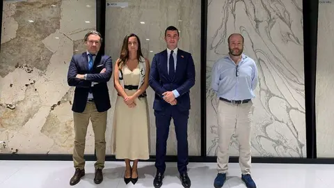 De izquierda a derecha, Víctor Argüello, Guillermo Cobelo, Miriam Llano y Ramón Merino. (Cedida)