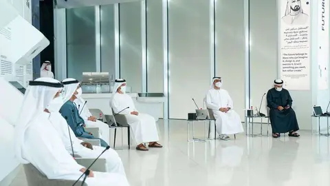 Reunión del Consejo Ejecutivo de Dubai. (WAM)