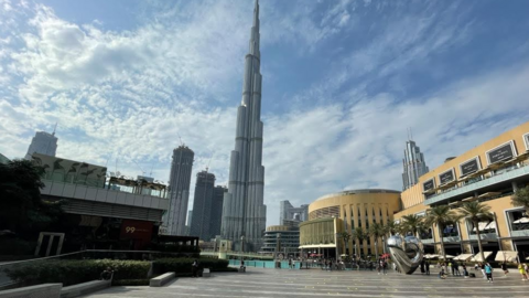 Una imagen del Burj Khalifa en febrero de 2021. (EL CORREO)