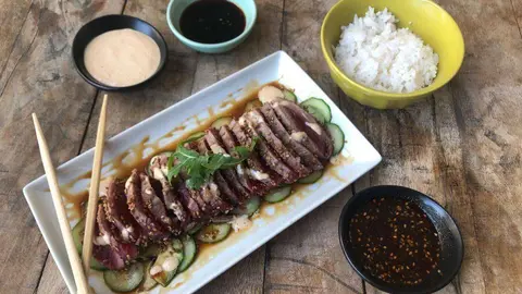 Atún con salsa de soja, una de las recetas de Las recetas del expatriado.