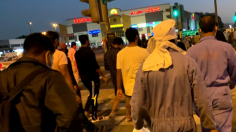 A modo ilustrativo, trabajadores expatriados en Dubai. (EL CORREO)