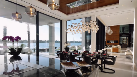 Una imagen del interior de la villa.