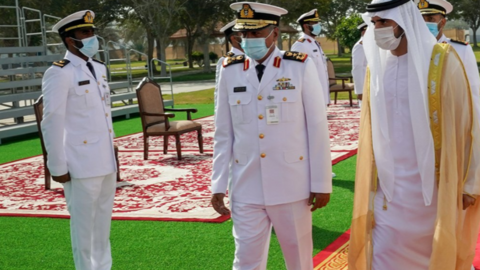 Un acto en Dubai en el invierno del coronavirus. (WAM)