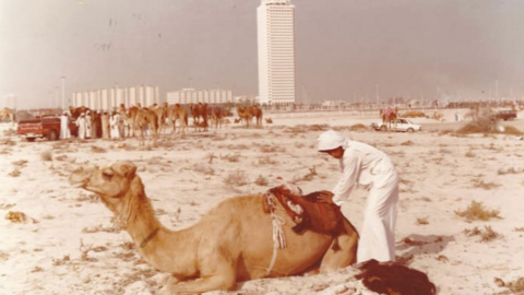Una imagen del centro de Dubai sobre la década de los 70. (Fuente externa)