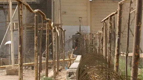 Cárcel de Abu Graib, hoy desaparecida, donde fue hallado muerto en 1988 en una cámara frigorífica el marido iraquí de la canciller de la Embajada de España en Bagdad. (www.npr.org)