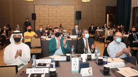 Asamblea General Anual del Spanish Business Council en enero de 2021 en Dubai. (EL CORREO)