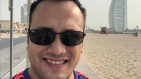 Leo Morales en Dubai. (Redes sociales)