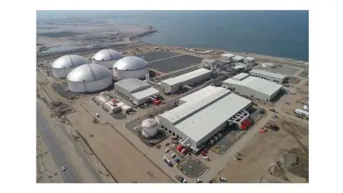 La planta de Aqualia en Arabia Saudita. (Cedida)