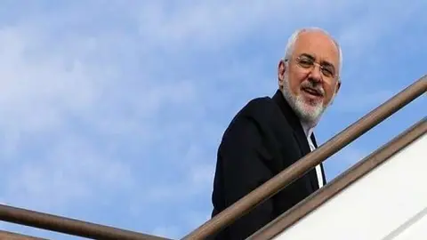 El ministro de Relaciones Exteriores de Irán, Mohammad Javad Zarif. (Fuente externa)