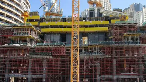 Edificio en construcción.