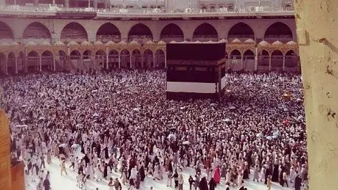 Una imagen del Haj en la Gran Mezquita de La Meca. (EL CORREO)