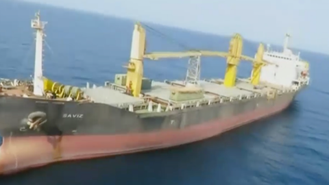 El buque Saviz. (Al Arabiya)