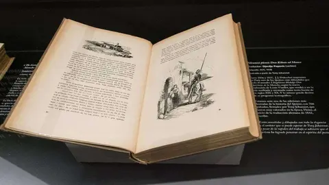 Ejemplar de 'Don Quijote de la Mancha', escrito por Miguel de Cervantes. (Fuente externa)