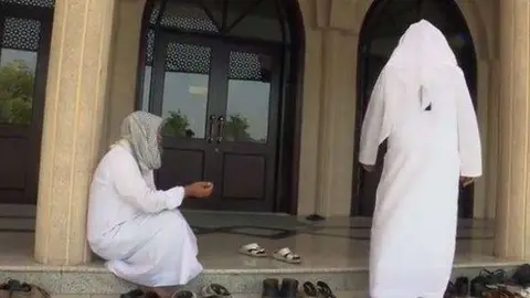 Los mendigos aprovechan el Ramadán para solicitar limosna. (Fuente externa)