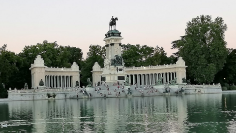 Una imagen del parque El Retiro en Madrid. (EL CORREO)