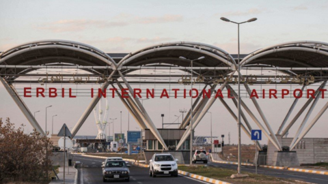 Una imagen del Aeropuerto Internacional de Erbil. (Twitter)