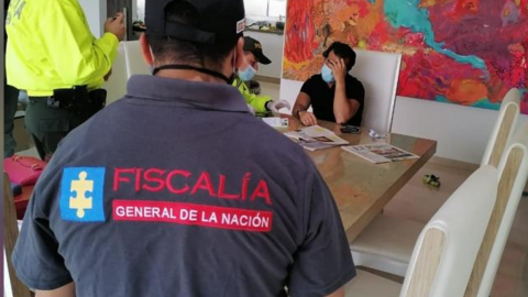 Representante de la Fiscalía colombiana. (Fuente externa)