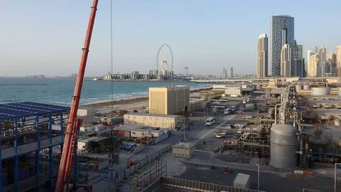 La desalinizadora de Acciona en Jebel Ali de Dubai. (Cedida)