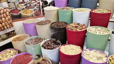 Una imagen del zoco de las Especias en Dubai. (EL CORREO)