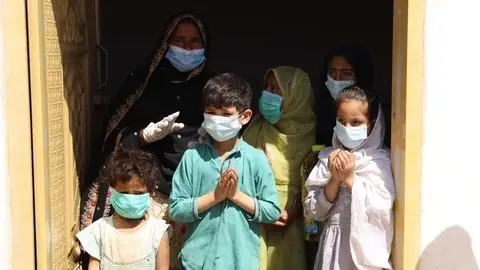 Un grupo de niños musulmanes. (Oficina de Prensa de Abu Dhabi)