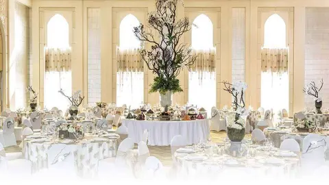 Un salón de bodas. (WAM)