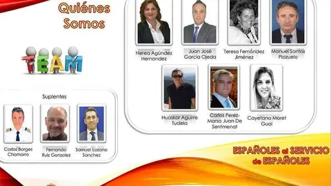 Integrantes de la candidatura para el Consejo de Residentes Españoles en Qatar.