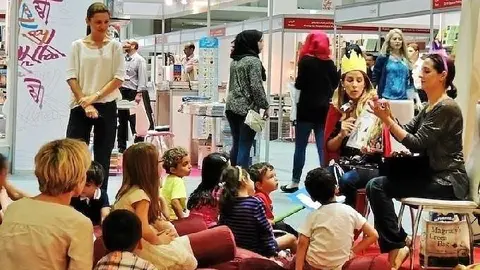 Una edición de la Feria del Libro de Abu Dhabi. (EL CORREO)