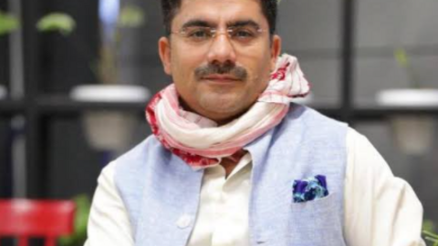 El periodista indio de televisión Rohit Sardana. (Twitter)