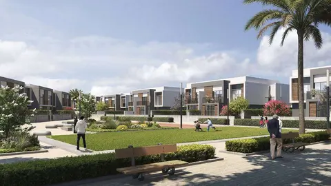 Recreación virtual del residencial The Pulse Villas.