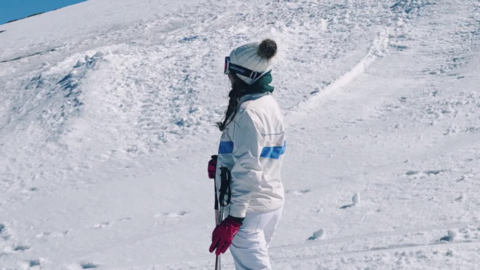 Imagen de una esquiadora a modo ilustrativo. (EL CORREO)