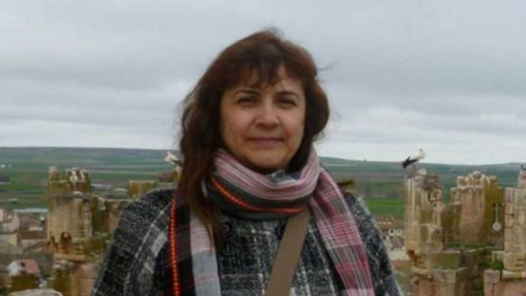 La española residente en Cisjordania Juana Ruiz. (RTVE)