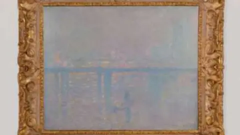 El cuadro de Monet en el Louvre de Abu Dhabi. (Fuente externa)