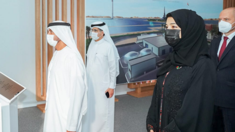 Un acto en Emiratos Árabes en la era del coronavirus. (Dubai Media Office)