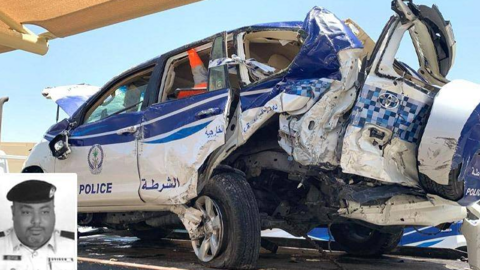 A modo ilustrativo, una imagen de la Policía de Dubai de un accidente.