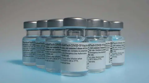 Frascos de vacuna Pfizer-BioNTech. (WAM)