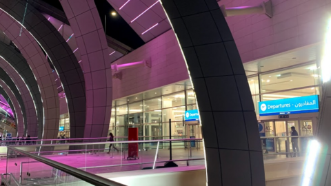 Una imagen del Aeropuerto Internacional de Dubai DXB. (EL CORREO)