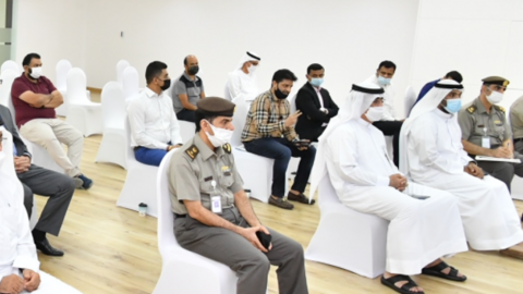 Un evento en Emiratos Árabes durante la pandemia. (Dubai Media Office)