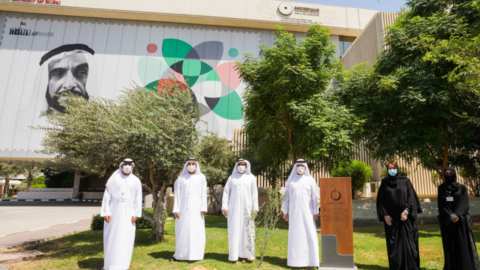 Un evento en Emiratos Árabes durante la pandemia. (Dubai Media Office)