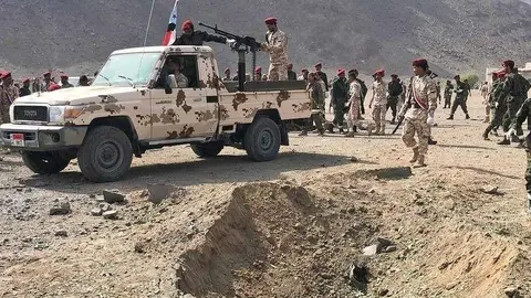 Lugar donde se produjo el atentado en Adén. (Twitter)