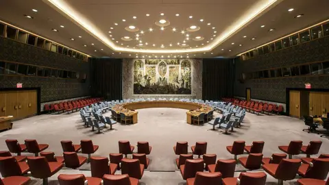 Sala del Consejo de Seguridad en las Naciones Unidas. (WAM)