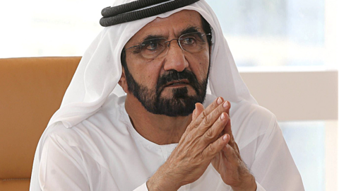 El jeque Mohammed bin Rashid Al Maktoum, vicepresidente y primer ministro de Emiratos Árabes Unidos y gobernante de Dubai. (Dubai Media Office)