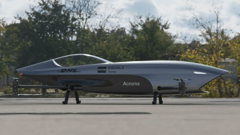 El coche volador Airspeeder MK3.