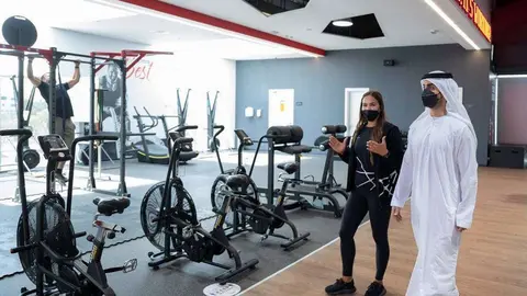 Un momento de la inauguración del complejo deportivo en Abu Dhabi. (WAM)