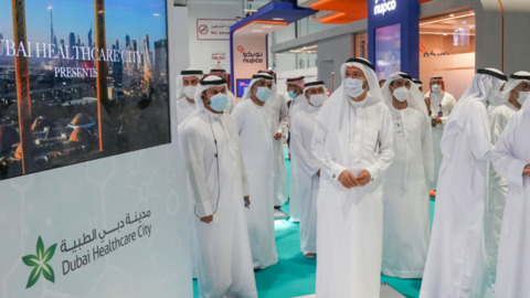 Un evento en Dubai durante la era del coronavirus. (Dubai Media Office)