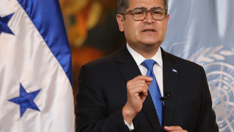 Una imagen del presidente Juan Orlando Hernández. (Presidencia de Honduras)